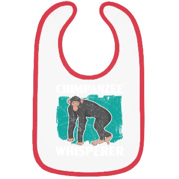 Discover Chimpanzee Whisperer Monkey Animal Zookeeper Bibs