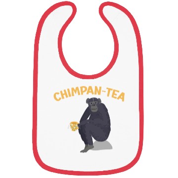 Discover Chimpantea Chimpanzee Monkey Animal Zookeeper Bibs