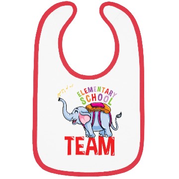 Discover Back To School Elephant Elementary School Team Bibs