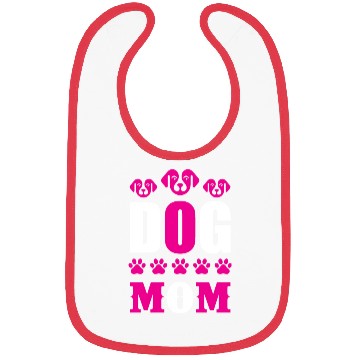 Discover Dog Mom dogs lover Bibs