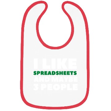 Discover i like spreadsheets and people Excel Spreadsheet Bibs