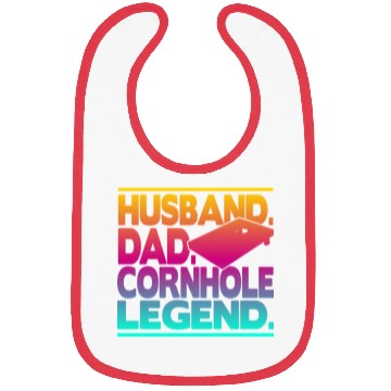 Discover Husband Dad Cornhole Legend Classic Bibs