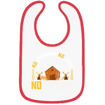 Discover No Farmers No Food - Funny Agriculture Farming Bibs