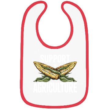 Discover Support Corn Agriculture - Funny Corn Farmer Bibs