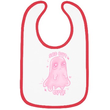 Discover Pastel Goth Ghost | Sad but Cute | Creepy Cute Bibs