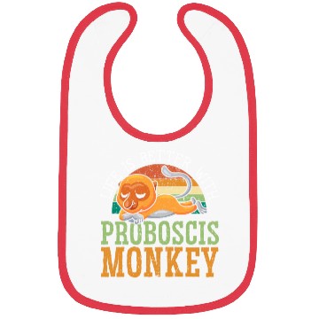 Discover Life Is Better With Proboscis Monkey Ape Zookeeper Bibs