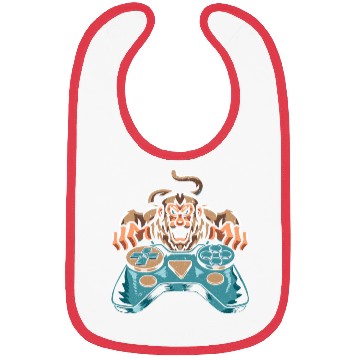 Discover Gamer Proboscis Monkey Ape Wildlife Zookeeper Bibs