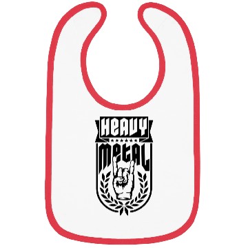 Discover Cool heavy metal logo Bibs
