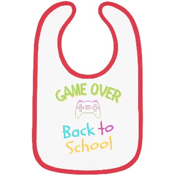 Discover Game Over- Back to School time Bibs