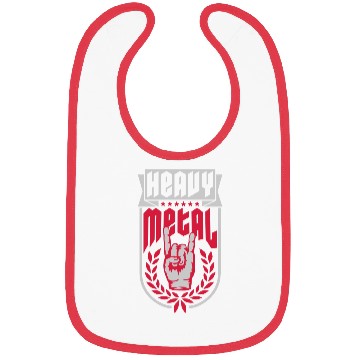 Discover Heavy metal 2 hands Bibs