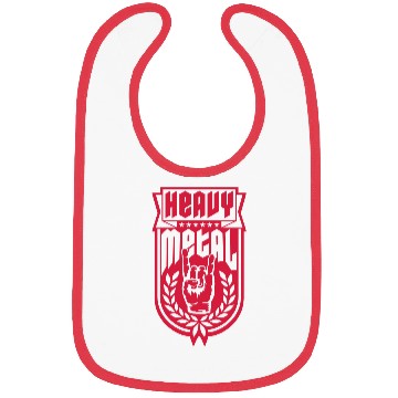 Discover Banner heavy metal logo Bibs