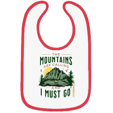 Discover The Mountains Are Calling And I Must Go Bibs