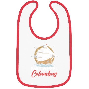 Discover Ship Wheel Columbus Day Christopher Columbus Bibs