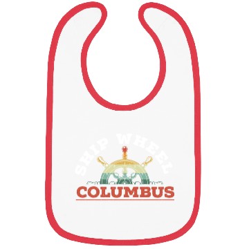 Discover Ship Wheel Columbus Day Christopher Columbus Bibs
