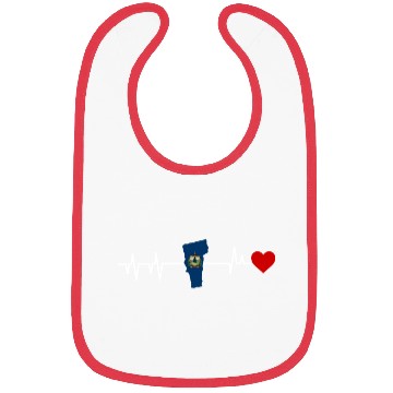 Discover Vermont Heartbeat Gift Bibs