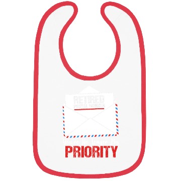 Discover Funny Retirement Retired Postal Worker Bibs