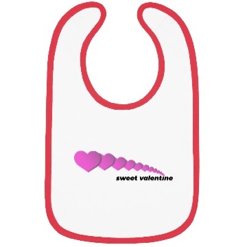 Discover Sweet Valentine Logo Funny Bibs