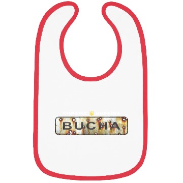 Discover Road sign "Bucha - Ukraine" Bibs
