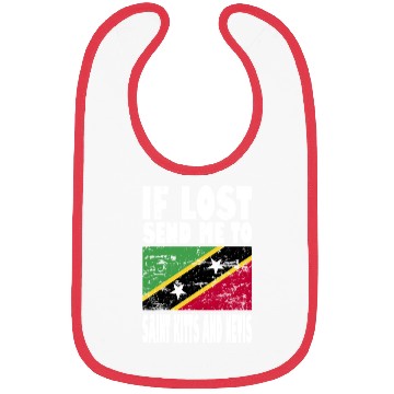 Discover Saint Kitts and Nevis Flag Saying Bibs