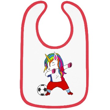 Discover France Soccer Dabbing Gift Bibs