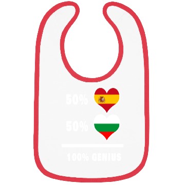 Discover Bulgaria and Spain genius / gift Bibs