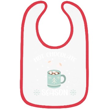 Discover Hot Chocolate Season Snow Winter Season Drink Bibs