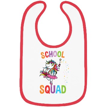 Discover School Squad Unicorn Back To School Bibs