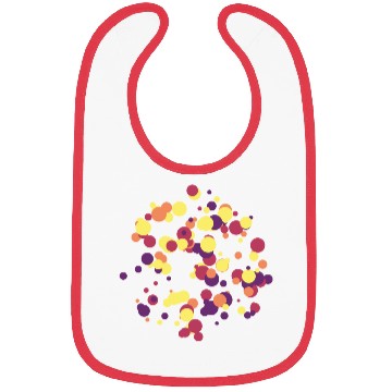 Discover abstract circles pattern Bibs