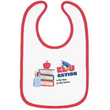 Discover National Coloring Book day Back to School Bibs