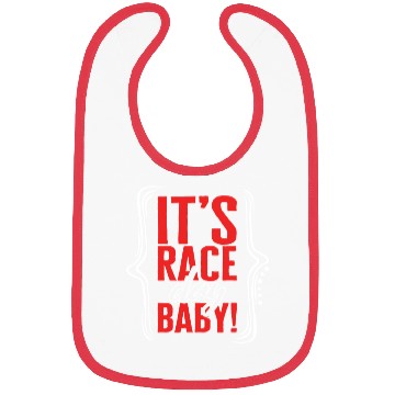 Discover Racing Bibs, It's Race Day Baby Bibs, Racing