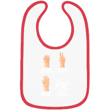 Discover Rock Paper Scissors Nothing Beats Drumming Funny D Bibs