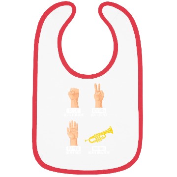 Discover Rock Paper Scissors Nothing Beats Trumpets Trumpet Bibs