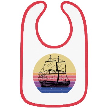 Discover Pirate Ship Bibs