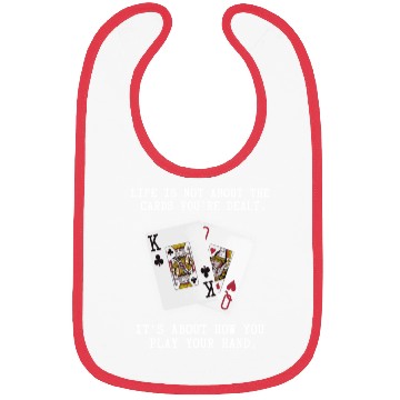 Discover Inspirational Saying Poker Playing Cards Quote Bibs