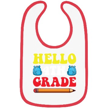 Discover 4th Grade Back To School Bibs