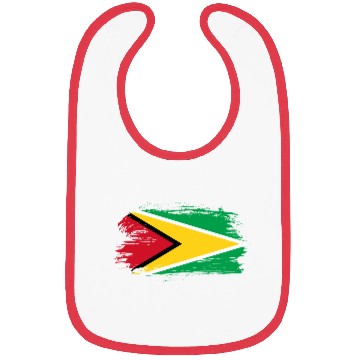 Discover Guiana flag Bibs