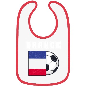 Discover France Soccer Team Flag Gift Bibs
