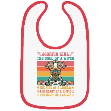 Discover Scorpio Girl Astrology Sign Bibs