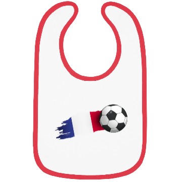 Discover France Soccer Ball Gift Bibs