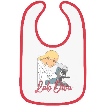 Discover Lab Diva Chemist Laboratory Technician Science Bibs