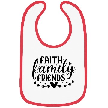 Discover Faith Family Friends Bibs
