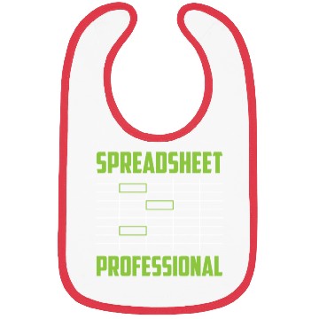 Discover Spreadsheet Professional Accounting Work Table Bibs