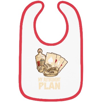 Discover Poker Player Retirement Plan Playing Poker Bibs