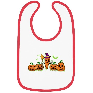 Discover Happy Halloween Carrot Pumpkin Trick Or Treat Bibs