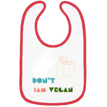 Discover cat and mouse Bibs