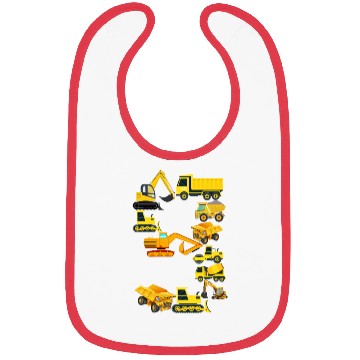 Discover Construction Vehicles Trucks For 9 Year Old Boys Bibs