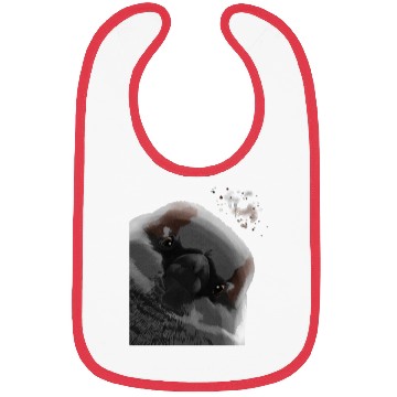 Discover Funny Curious Bird Sparrow Bibs