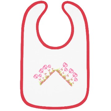 Discover flowers symbol plants roses flower triangle Bibs