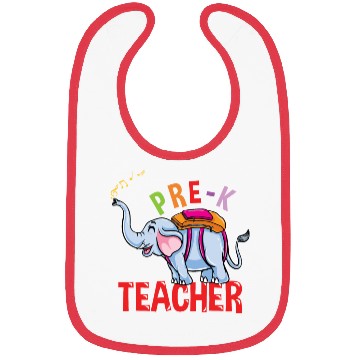 Discover Back To School Elephant Pre-K Teacher Bibs