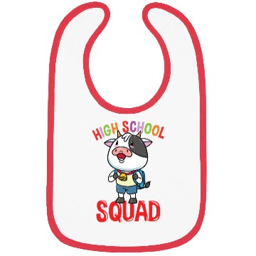 Discover Cow Back To School High School Squad Bibs